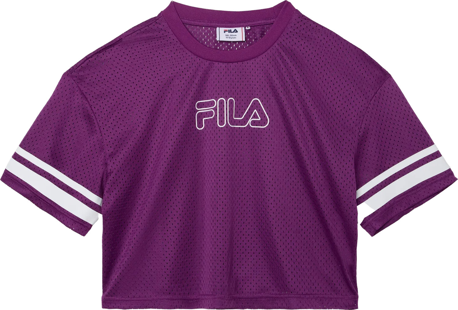 Детская спортивная футболка свободного кроя FILA, цвет Violet