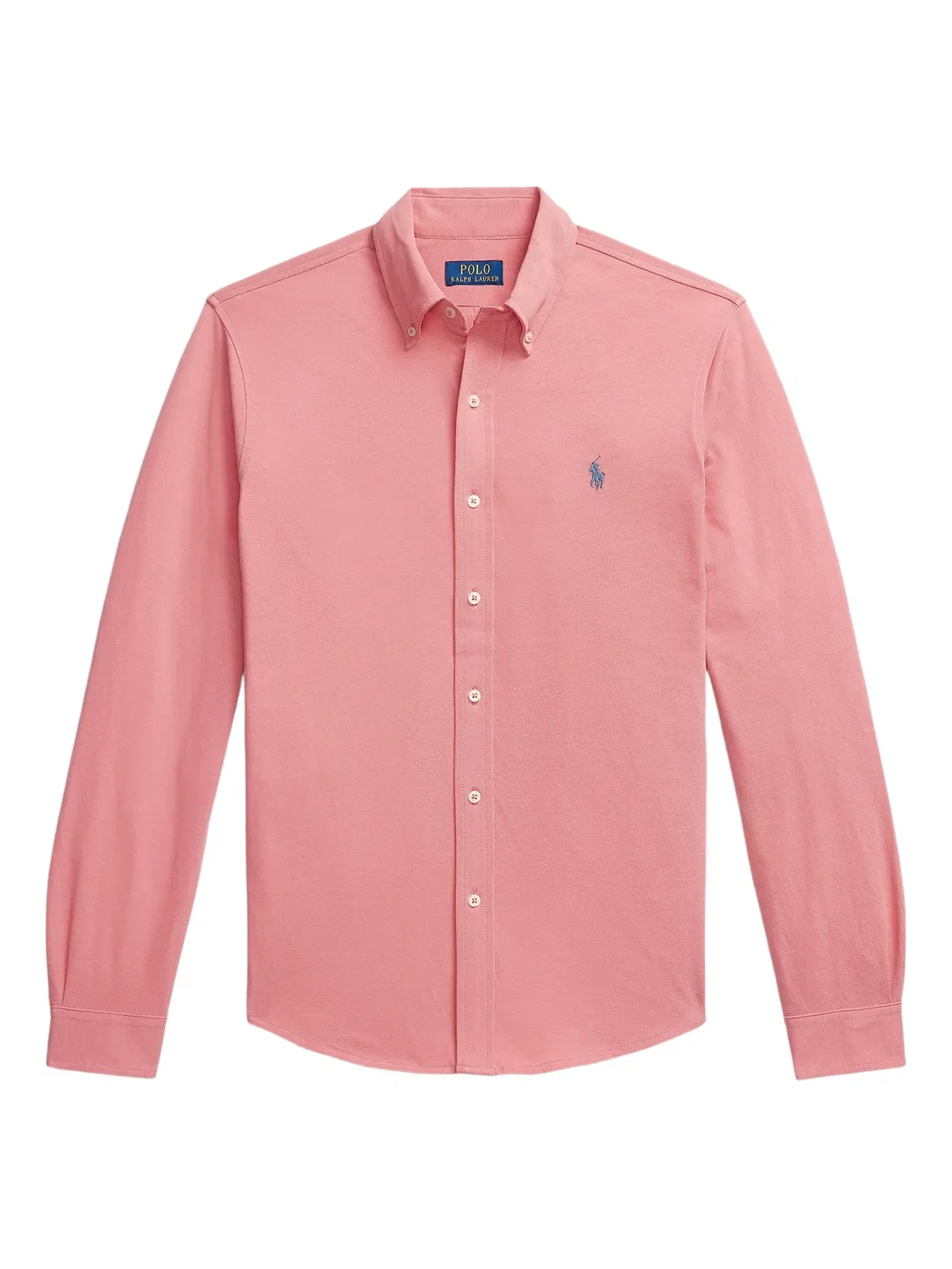 Рубашка из хлопка розовая Polo Ralph Lauren, розовый