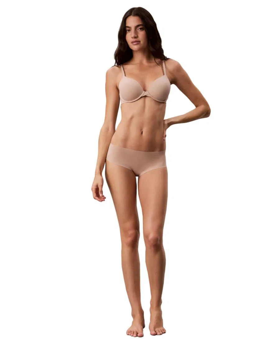 Трусы-слипы бесшовные, 5 шт, Invisibles Microfiber Stretch Seamless Hipster Panty Calvin Klein, Cedar — фото 2