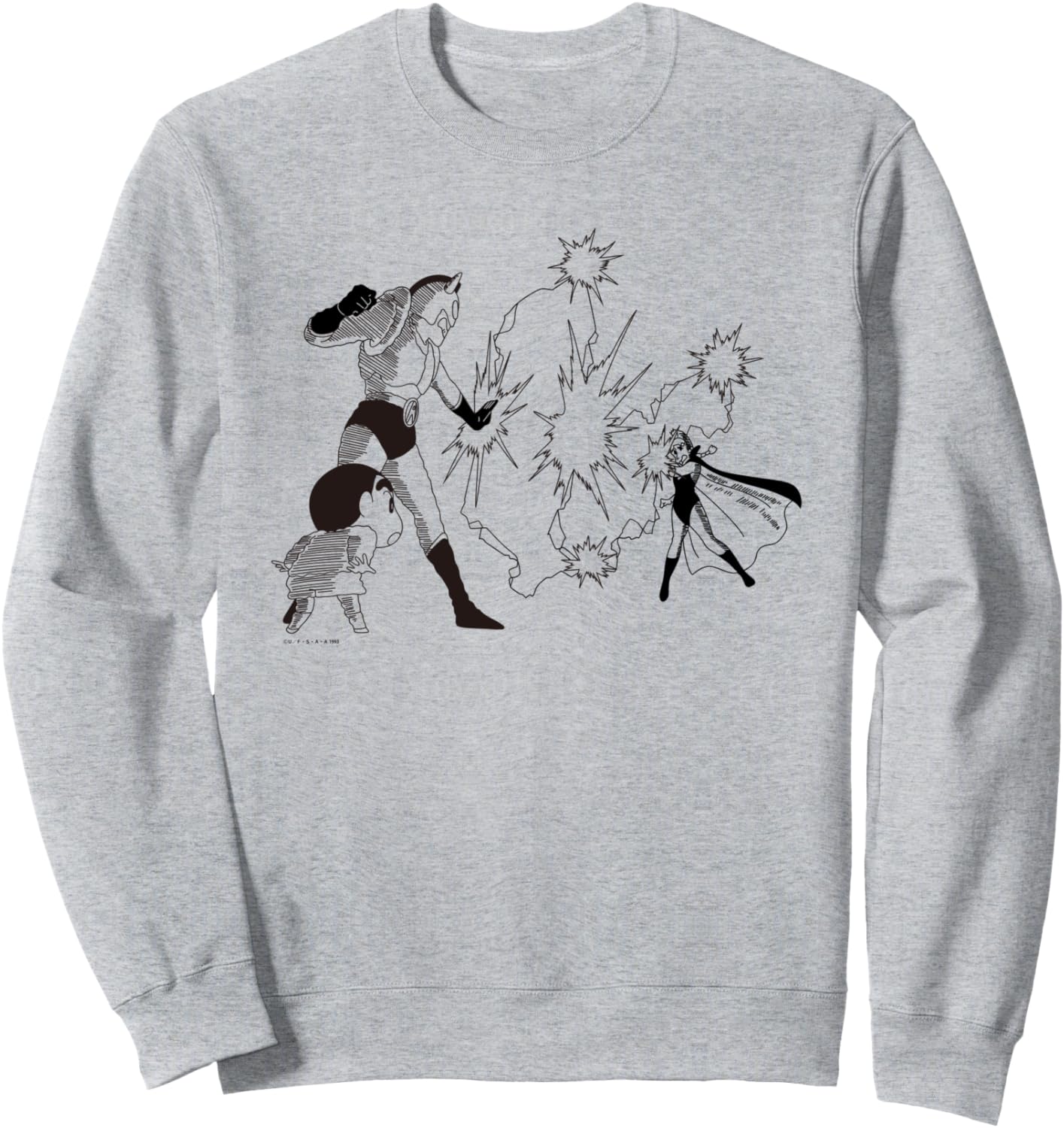 

Черно-белая толстовка Comic Touch, серая (серый меланж), размер S Crayon Shinchan, Черный, Черно-белая толстовка Comic Touch, серая (серый меланж), размер S Crayon Shinchan