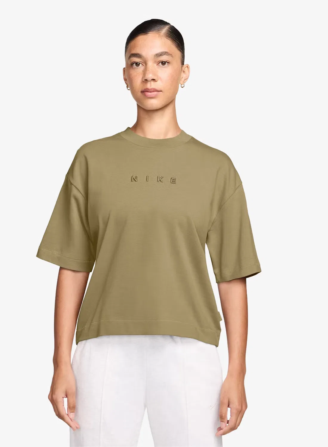 Футболка свободная Luxe Nike, бежевый