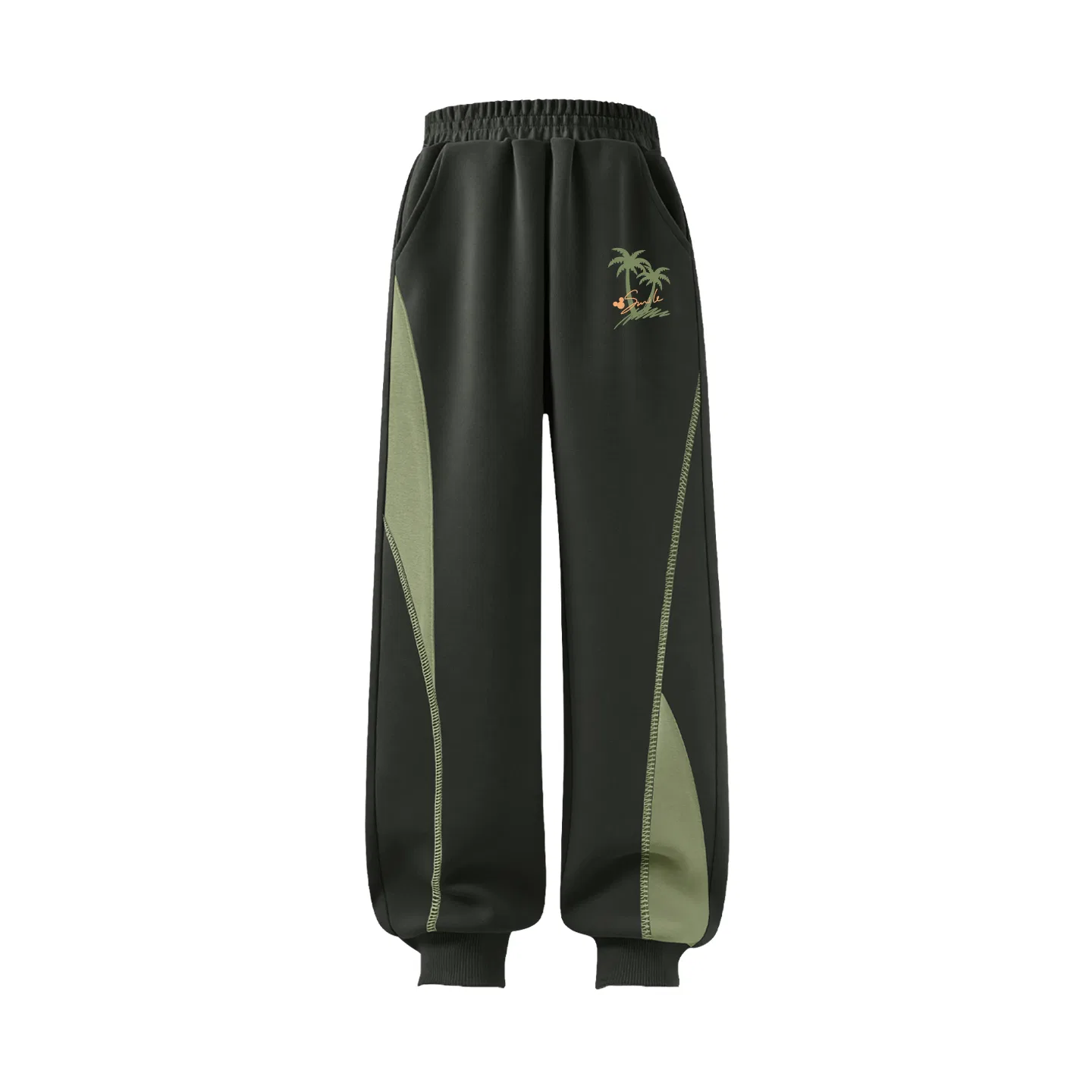Детские спортивные штаны с принтом Disney Coconut Palm Mickey K Celadon