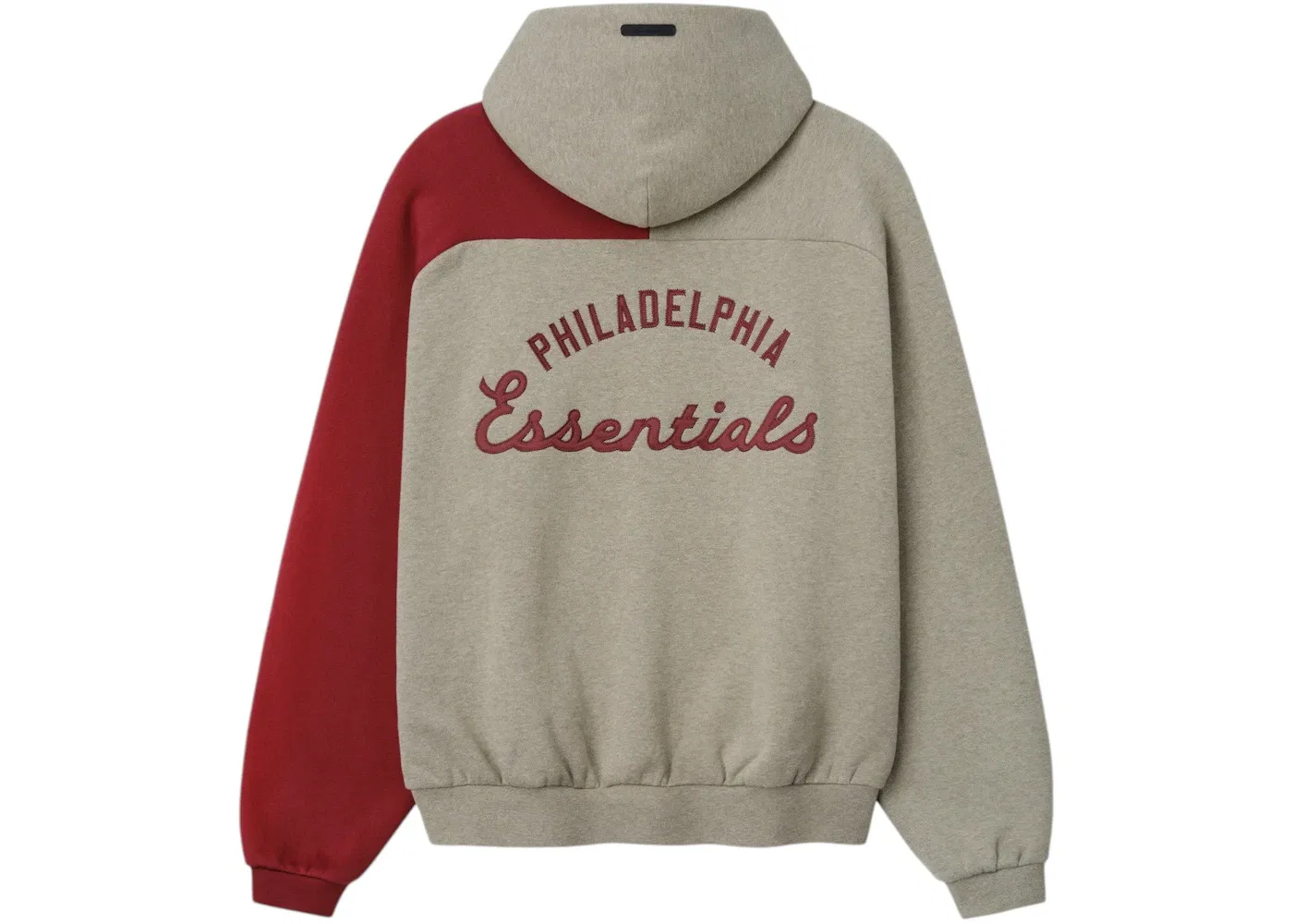 Мужская худи с рагланом и полузастежкой Fear of God Essentials Phillies Raglan Half Zip Sport Hoodie — фото 2