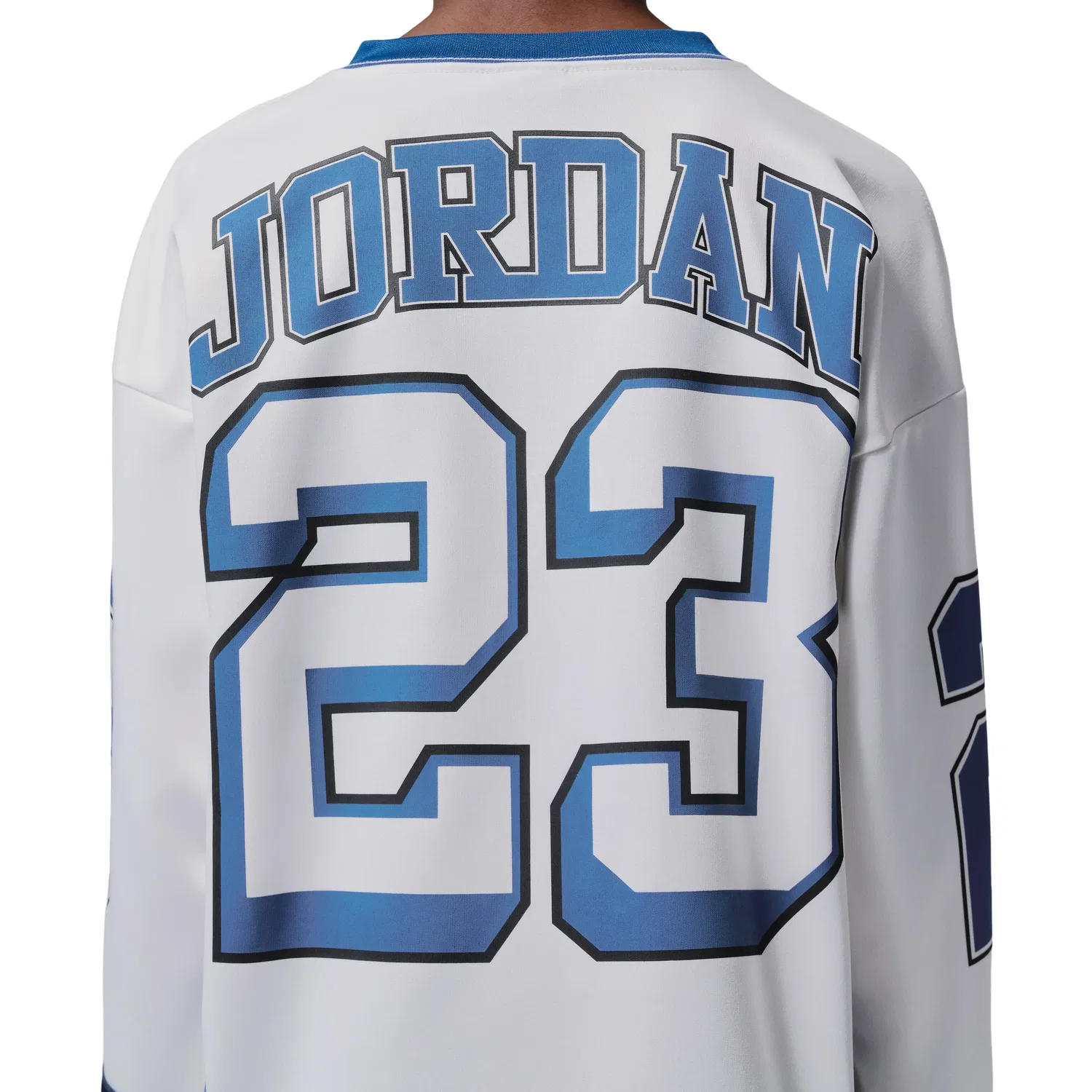 Детская футболка-джерси с длинным рукавом Jordan Brooklyn 23 Hockey Jersey, белый — фото 4
