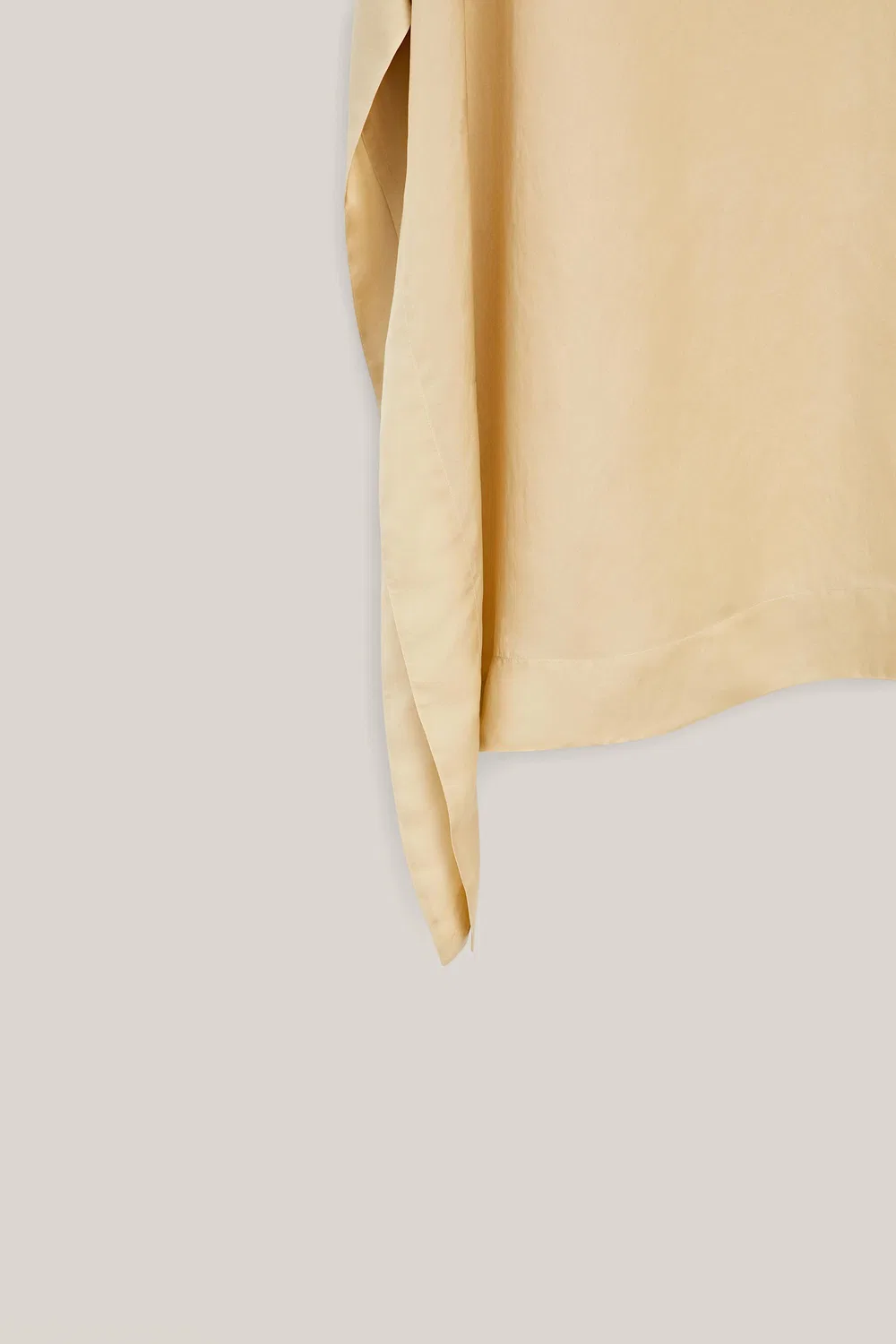 Струящаяся юбка-парео миди - ограниченный выпуск Massimo Dutti, Mustard Yellow — фото 4