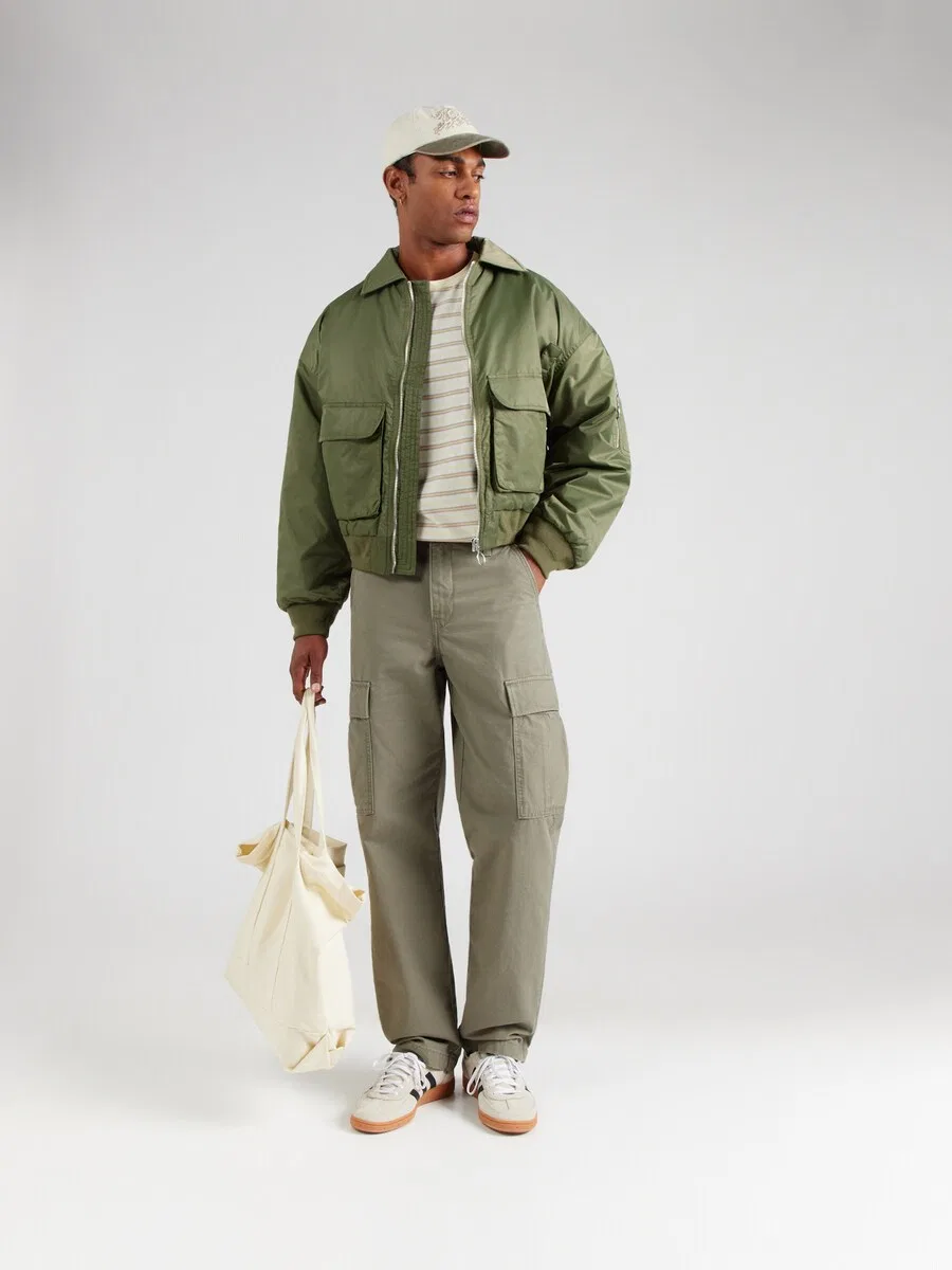 Брюки-карго LEVI'S Regular 'XX Cargo Straight' цвета хаки — фото 4