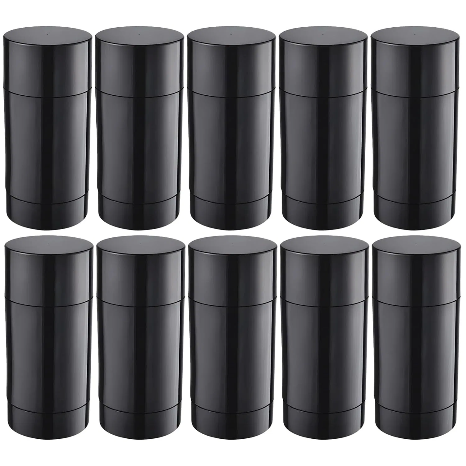 Пустые контейнеры для дезодоранта, Tressify, 10 штук, Black