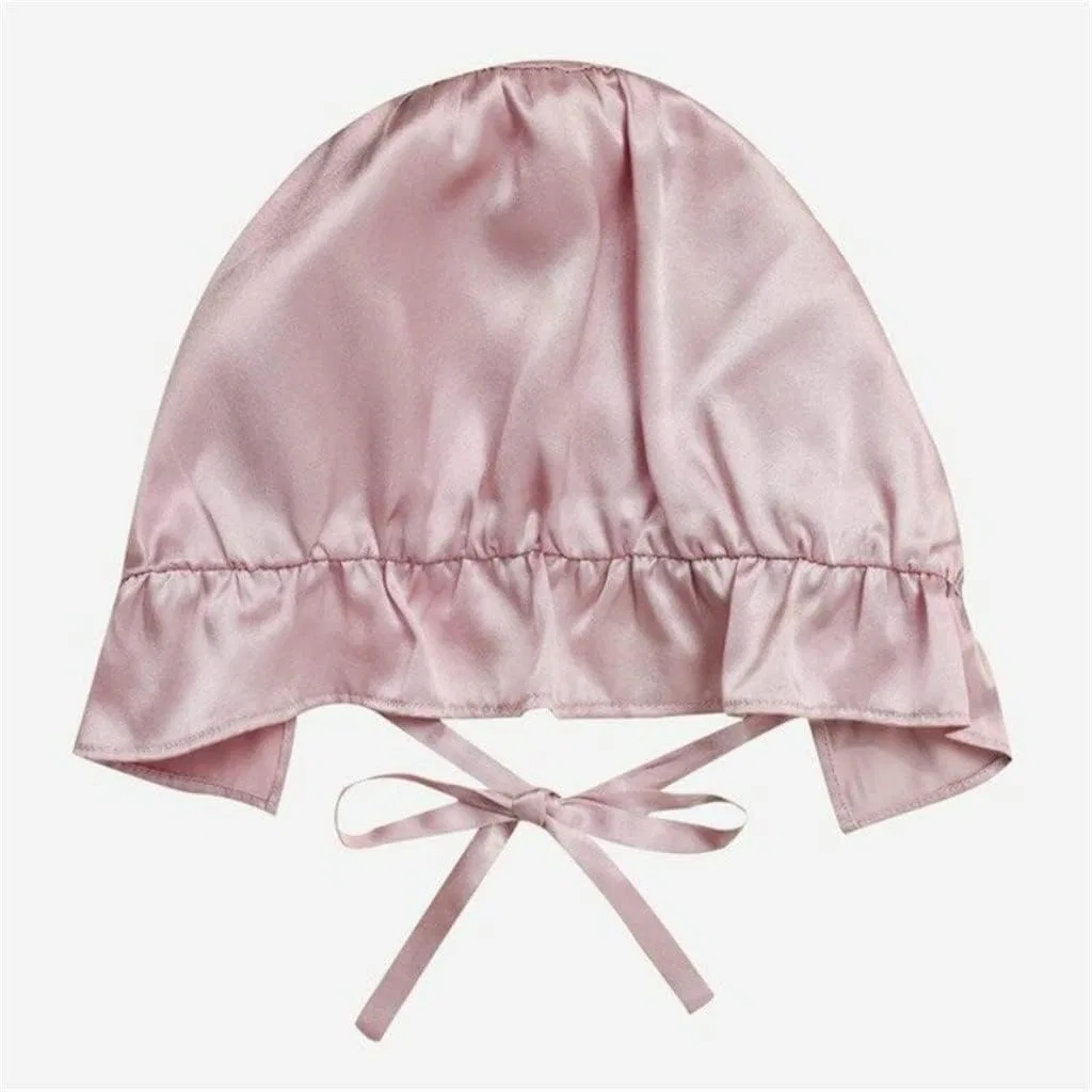 Детская шелковая шапочка для сна HODAGES, 3 шт, 19 мм, регулируемая, Один размер, A — фото 2