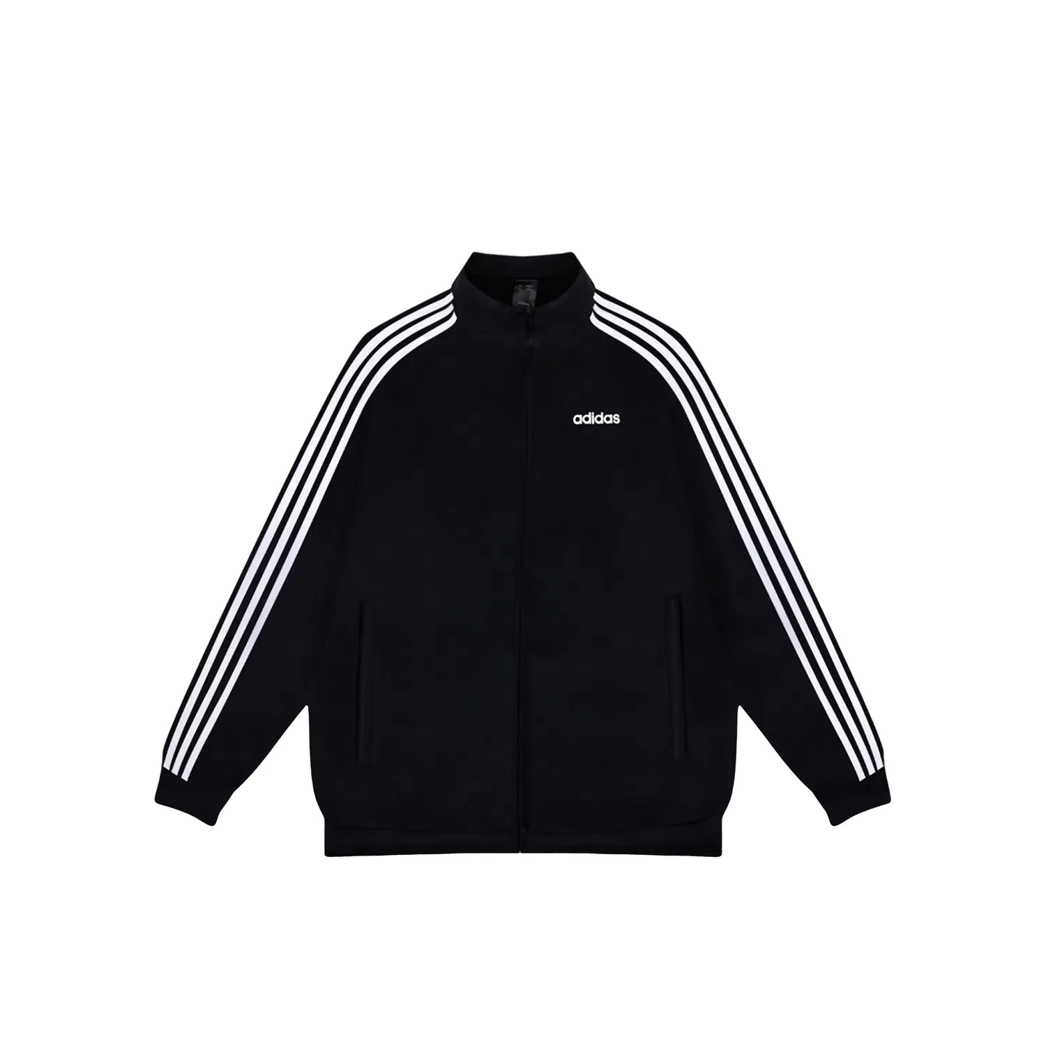 Мужская куртка с высоким воротником ESSENTIALS, Adidas, Black — фото 3