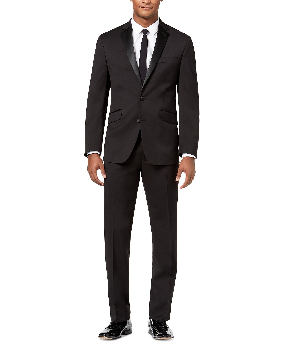 

Мужской костюм-смокинг slim-fit ready flex tuxedo Kenneth Cole Reaction, черный
