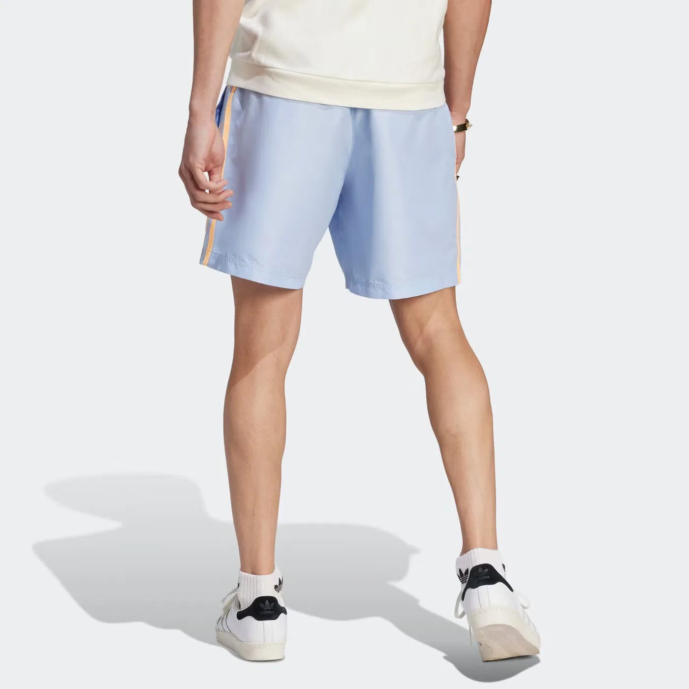 Шорты летние Adidas, синий — фото 3