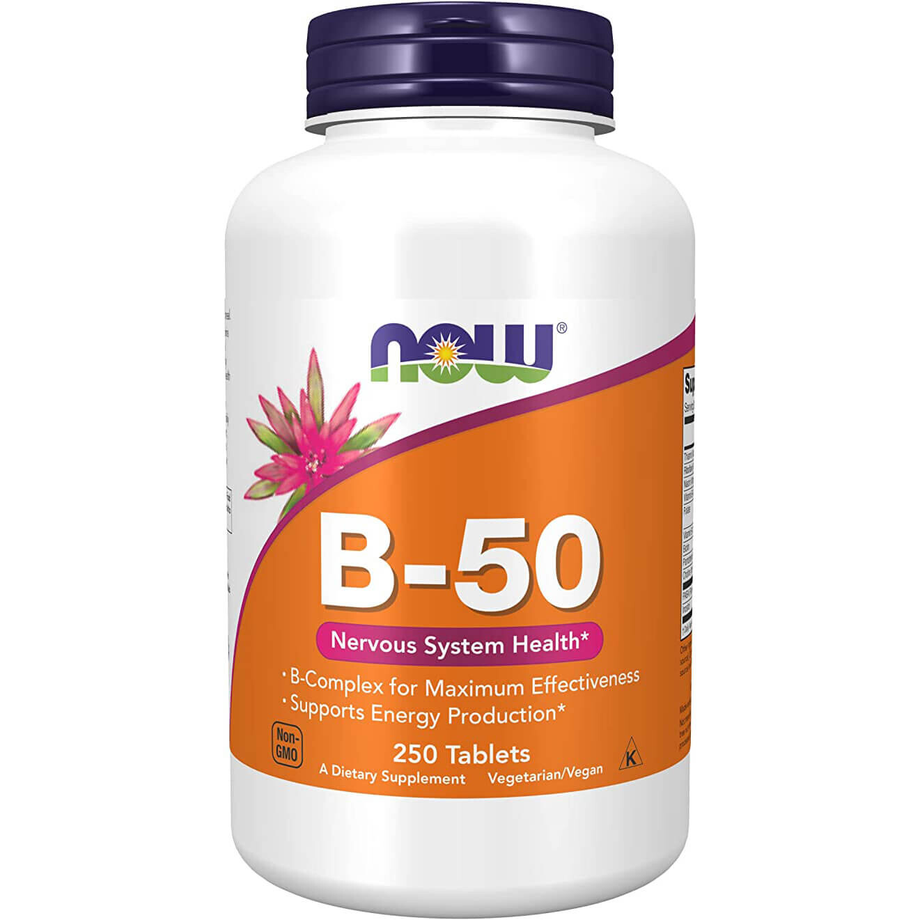 

Комплекс витаминов B-50 Now Foods, 250 таблеток