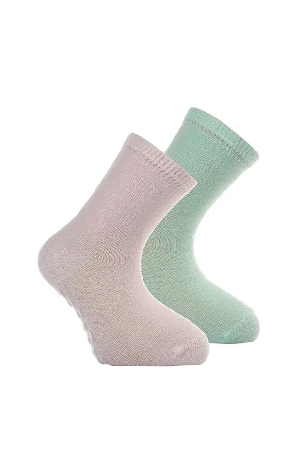 Детские носочки с принтом Bolero patterned 2-piece anti-slip socks Be Cool, Pink