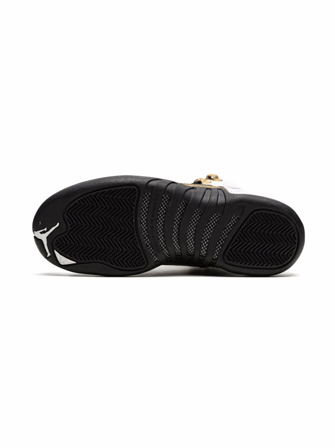 Кроссовки Air Jordan 12 Retro "Royalty Taxi", черный/белый — фото 4