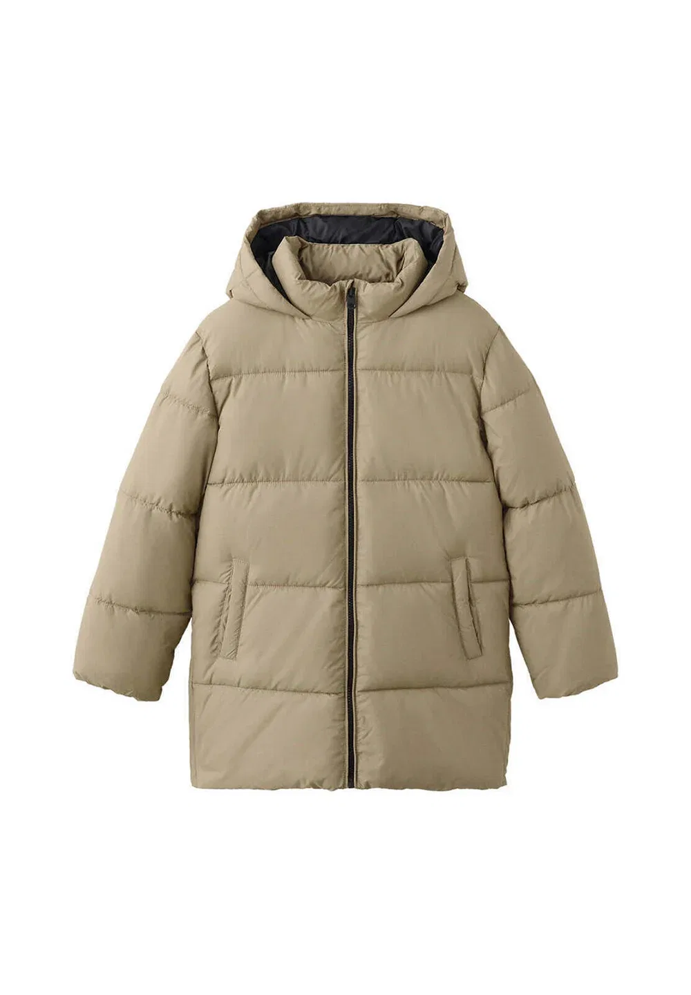 Детское зимнее пальто Mango Kids, Sand