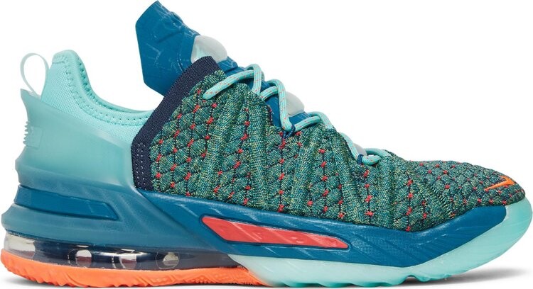

Кроссовки Nike LeBron James Family Foundation x LeBron 18 GS 'We Are Family', зеленый