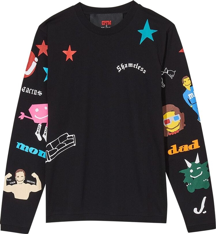 

Лонгслив Cactus Plant Flea Market x Marc Jacobs Tattoo Long-Sleeve Tee 'Black', черный