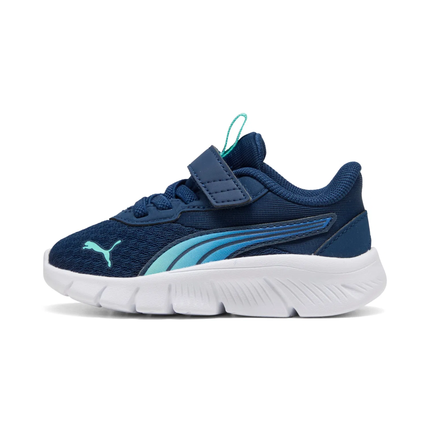 Детские кроссовки с липучками FLEXFOCUS MODERN BLAZE FADE AC INF PUMA, Persian Blue-Intense Mint-PUMA White — фото 2