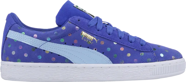 

Кроссовки Puma Suede Jr Dotfetti, синий