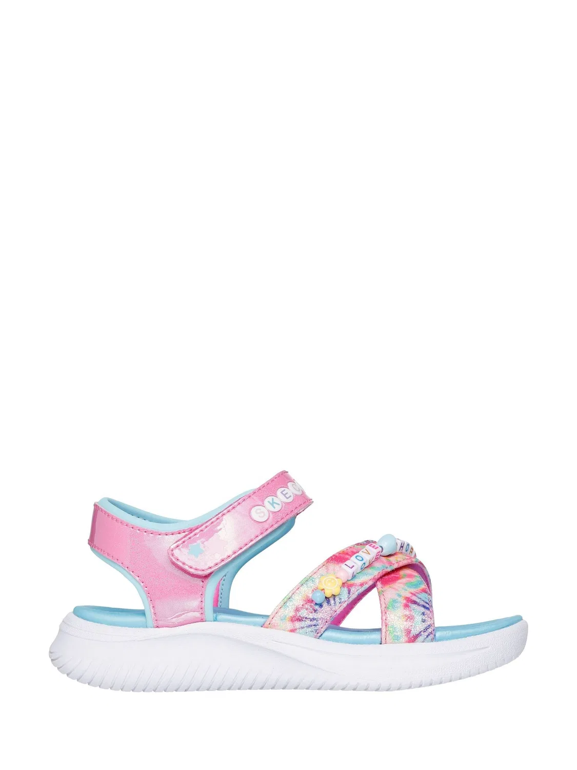 Сандалии Skechers Jumpsters Tie Dye Bffs, розовые