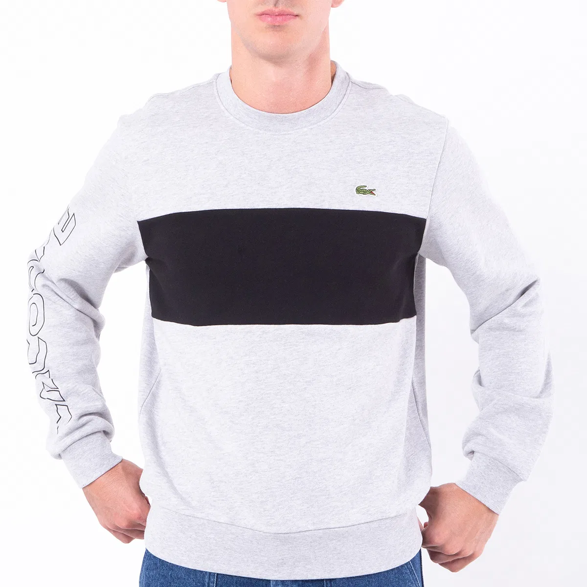 Свитшот мужской с цветовым блоком Colorblock Classic-Fit Lacoste, Multicolor