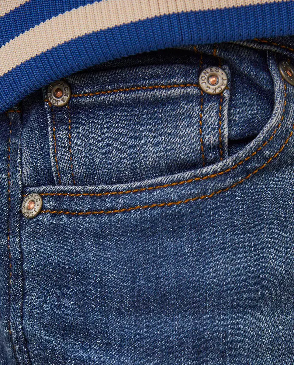 Детские джинсы для мальчиков из органического хлопка Jack & Jones, Azul — фото 4