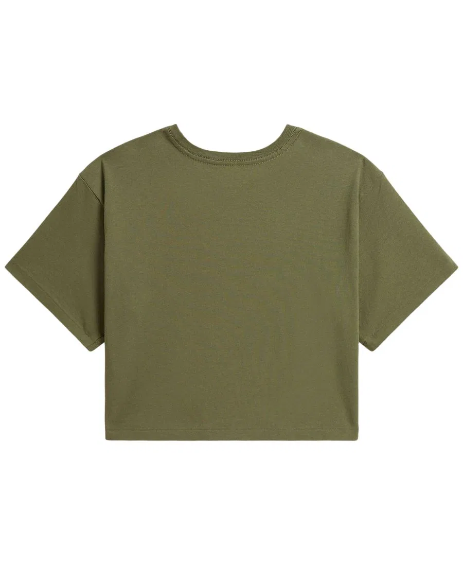 Футболка свободного кроя с принтом Polo Ralph Lauren, Cruise Olive — фото 3