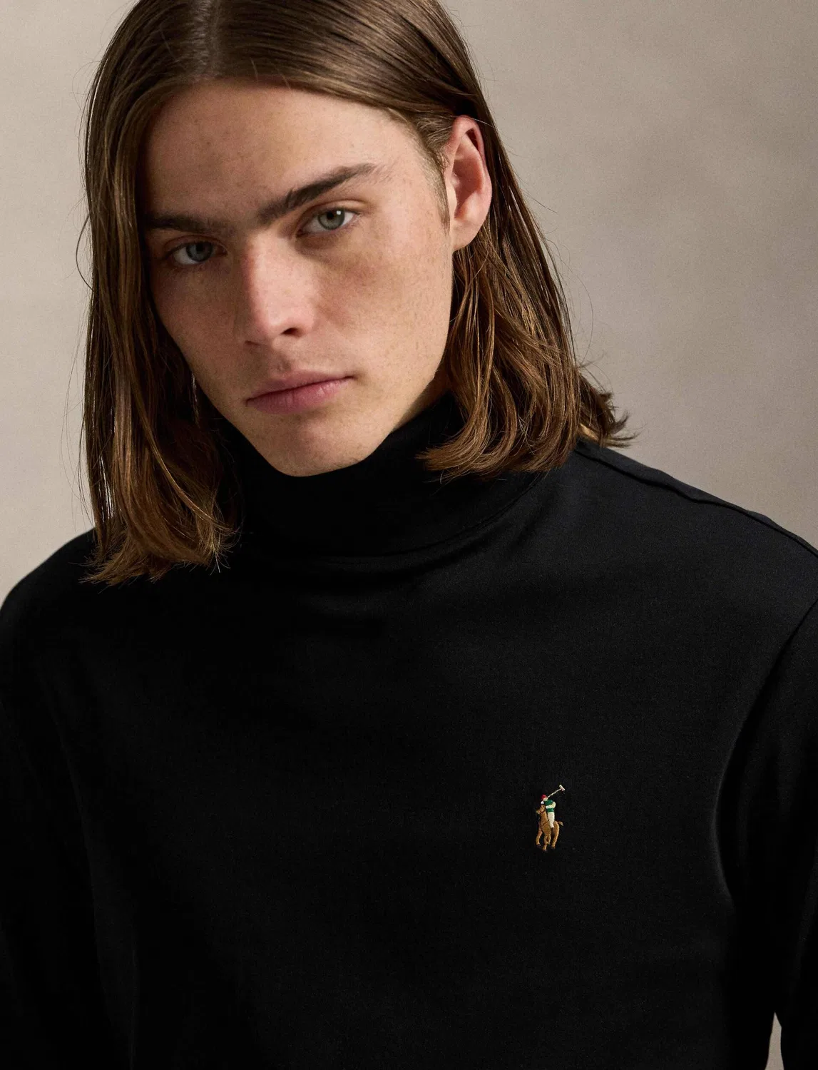 Водолазка Polo Ralph Lauren, черный — фото 4
