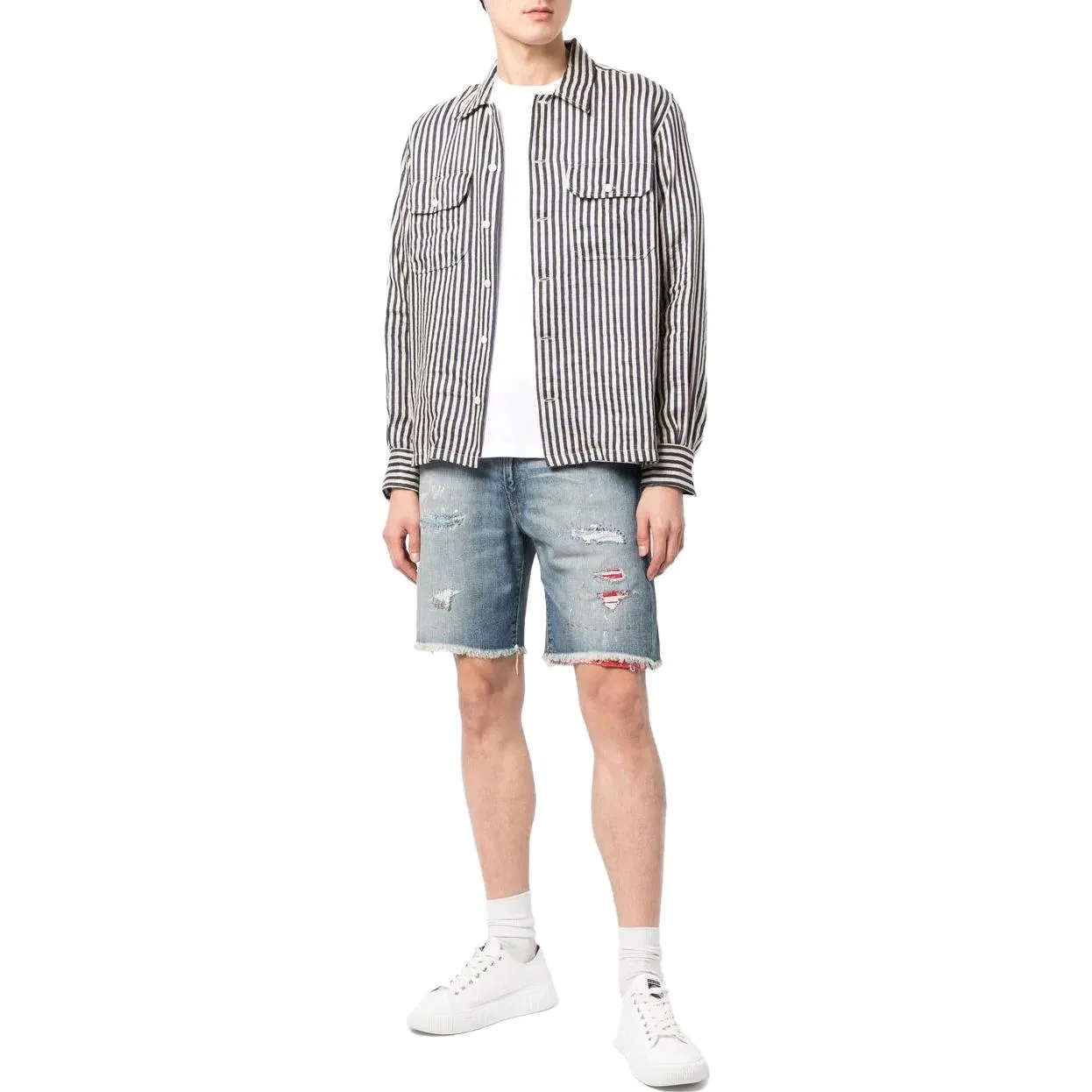 Мужские джинсовые шорты с градиентом Polo Ralph Lauren, Gradient Blue — фото 3