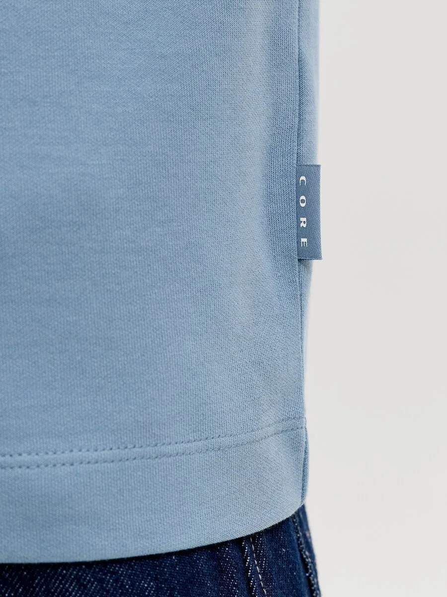 Детская футболка Jack & Jones Junior 'JCOFUSION' цвета опал, пыльно-голубой — фото 2