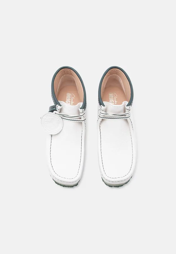 Ботинки walla на шнуровке до щиколотки Clarks Originals, White — фото 4