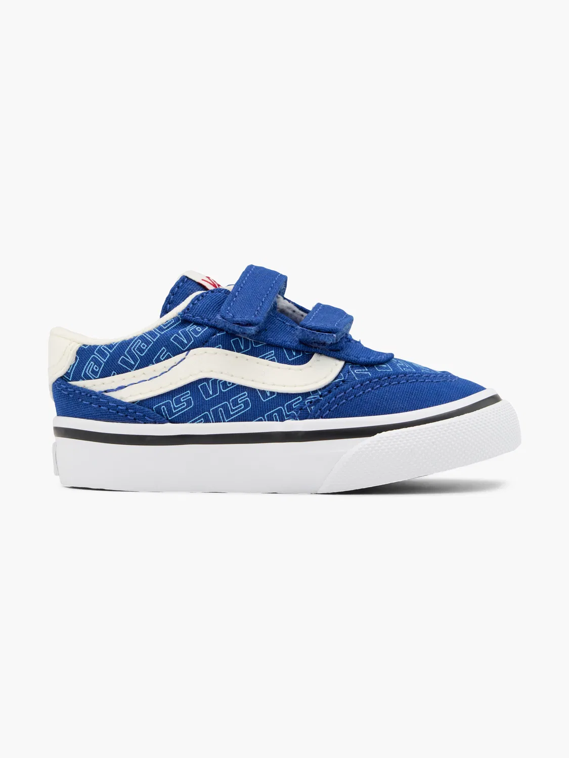 Детские кроссовки на липучке Vans, синий