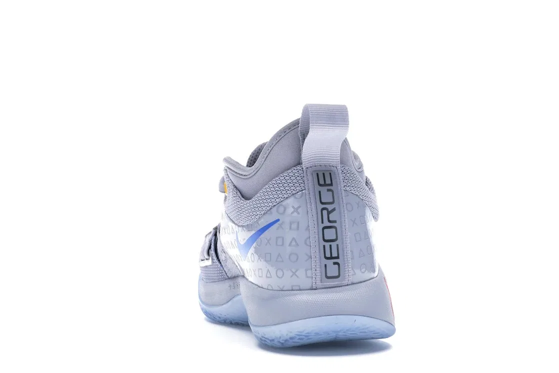 Детские кроссовки для мальчиков баскетбольные Nike PG 2.5, Wolf Grey/Multi-Color — фото 4