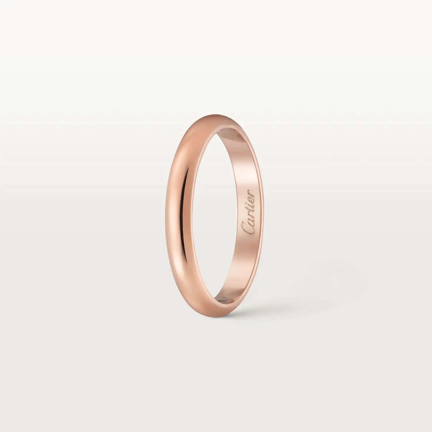 

Обручальное кольцо Cartier 1895, 2,5 мм, розовое золото