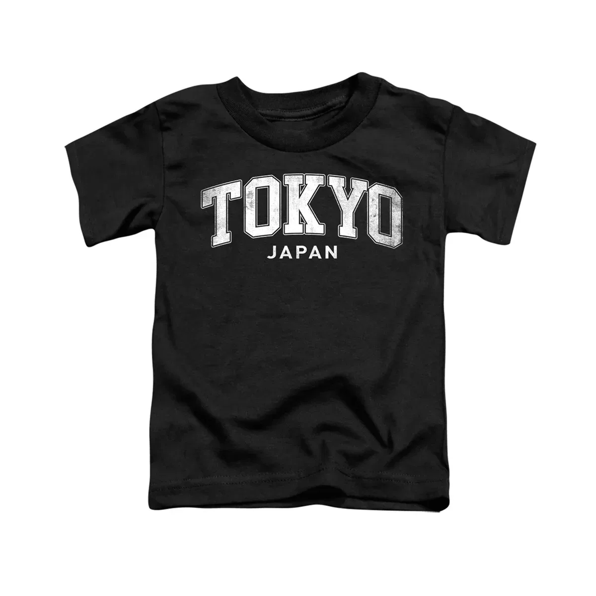 Детская футболка с принтом Tokyo Japan Arched LOGOVISION, Black — фото 2