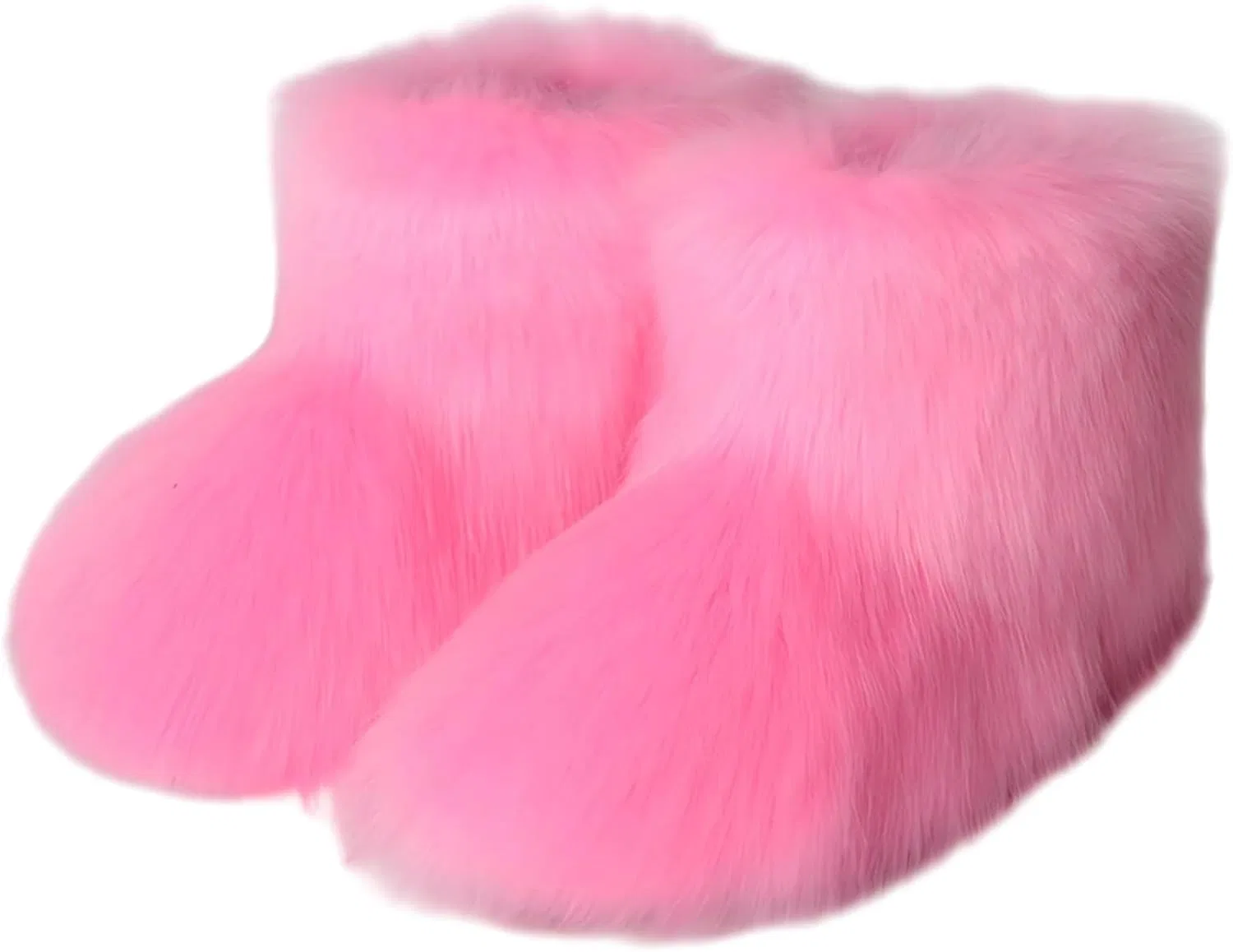 Детские зимние сапоги для девочек с искусственным мехом LLTMALL, Pink