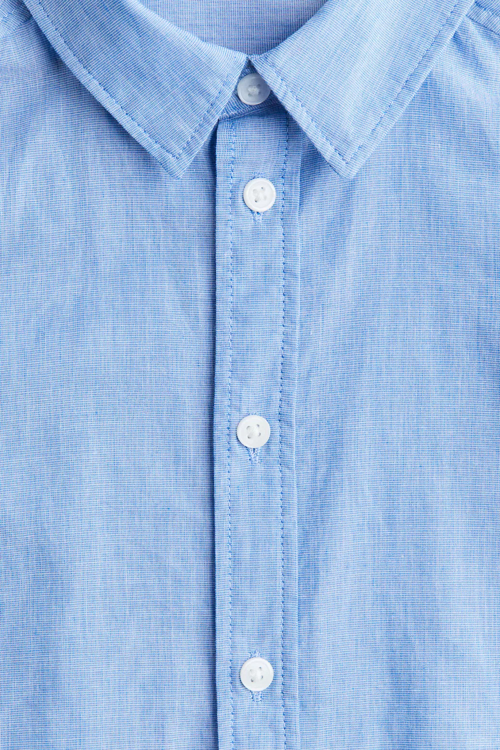 Хлопковая рубашка H&M, Hellblau — фото 2