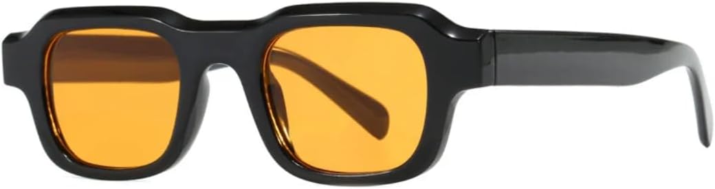 

Солнцезащитные очки с защитой от УФ-излучения UV400 | Легкая оправа в стиле панк, чайного цвета | для женщин и мужчин, для занятий спортом на открытом воздухе и вождения DSVIGF, Black-orange