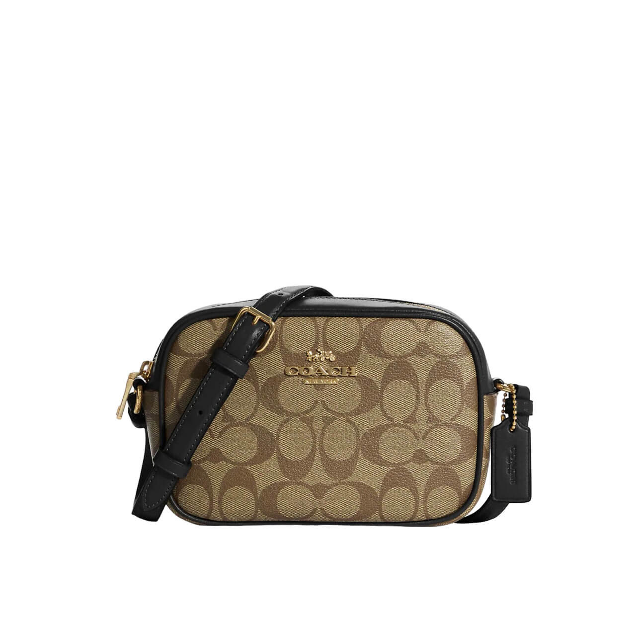

Мини-сумка Coach Outlet Jamie, золотой/хаки/черный