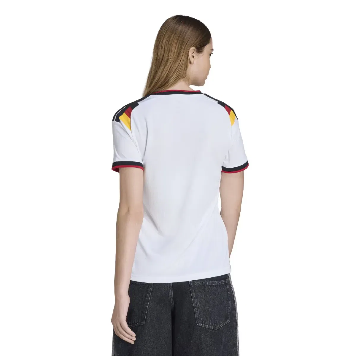 Женская футболка с принтом Germany 26 Home Replica adidas, Blanco — фото 2
