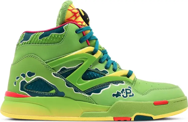 

Кроссовки jurassic park x pump omni zone 2 'dilophosaurus' Reebok, зеленый