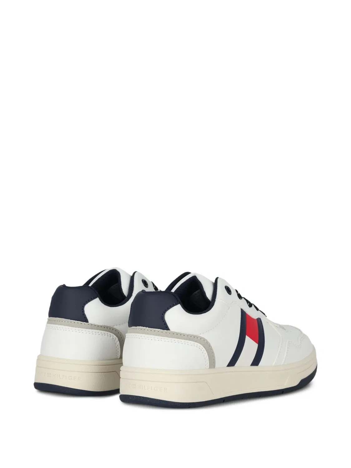 Кроссовки с перфорацией и нашивкой-логотипом Tommy Hilfiger Junior, белый — фото 3
