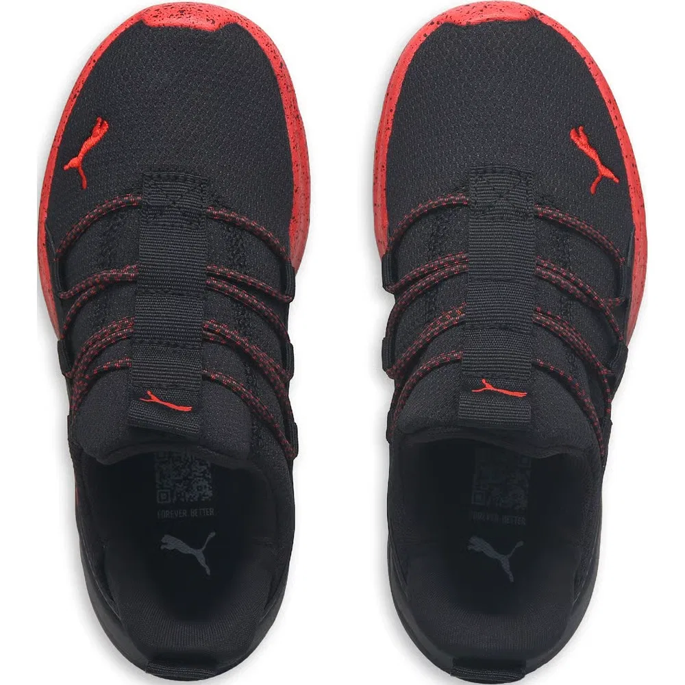 Детские кроссовки one4all 2.0 Puma, Black/Red — фото 4