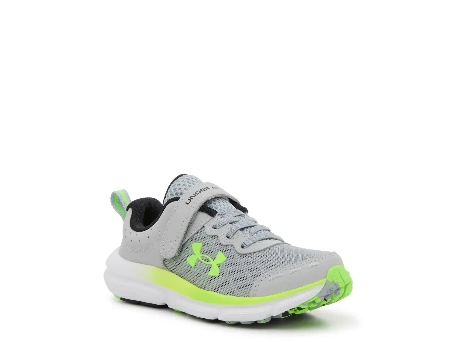 Кроссовки детские Assert 10 Under Armour, серо-зеленые
