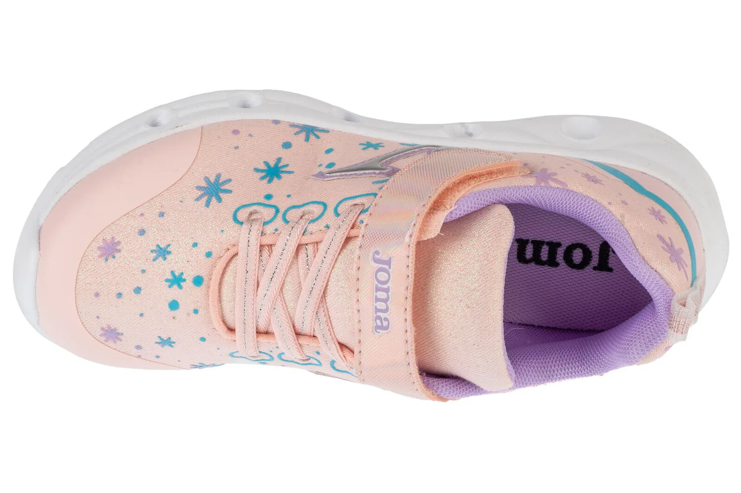 Детские кроссовки для девочек Space Jr 25 Joma, Rosa — фото 3