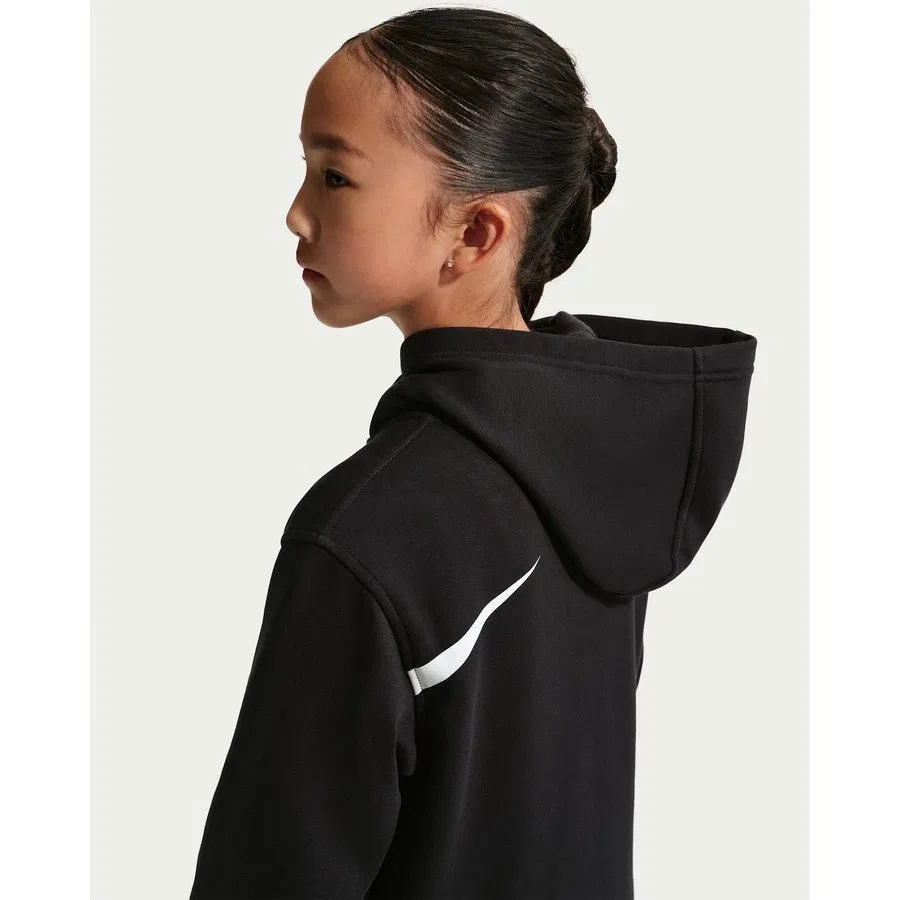 Детский свитшот с капюшоном Sportwear Club Nike, Черный — фото 4