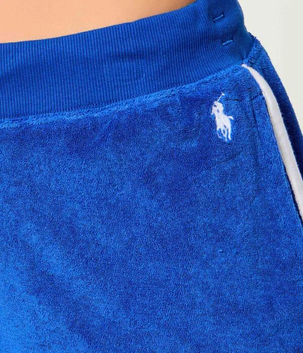 Женские шорты с принтом из спандекса Polo Ralph Lauren, синий — фото 4