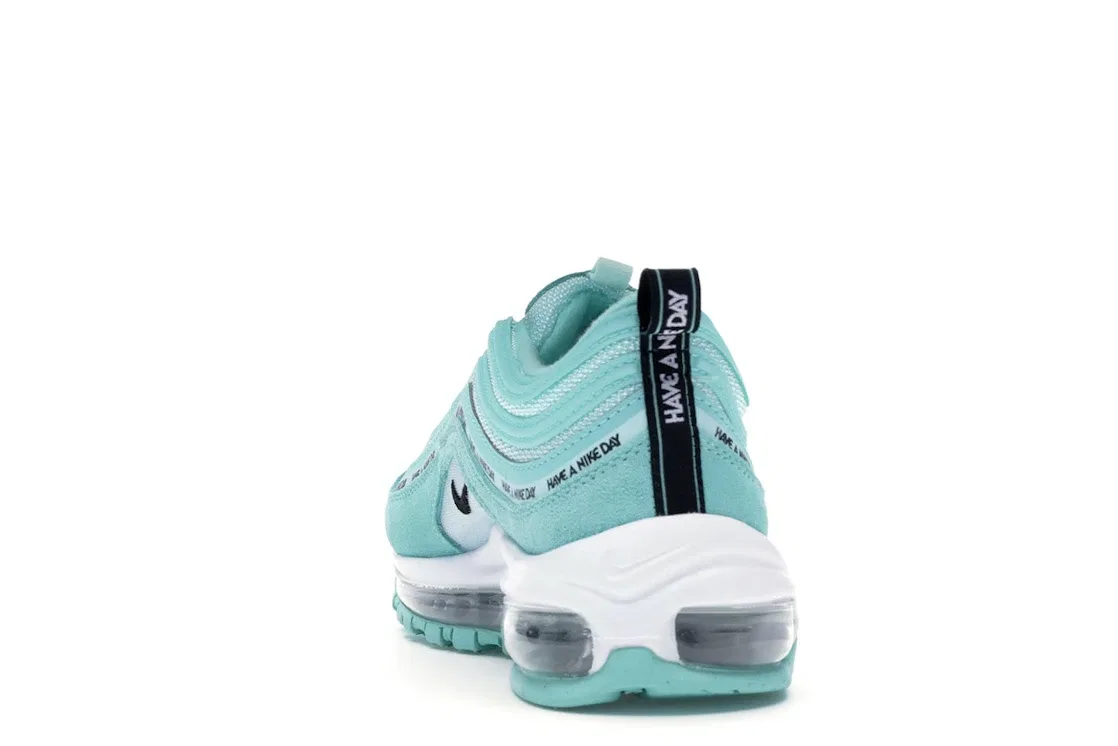 Детские кроссовки Lifestyle с принтом Nike Air Max 97 Have a Day Tropical Twist Nike, Tropical Twist/Black-Teal Tint-White — фото 4