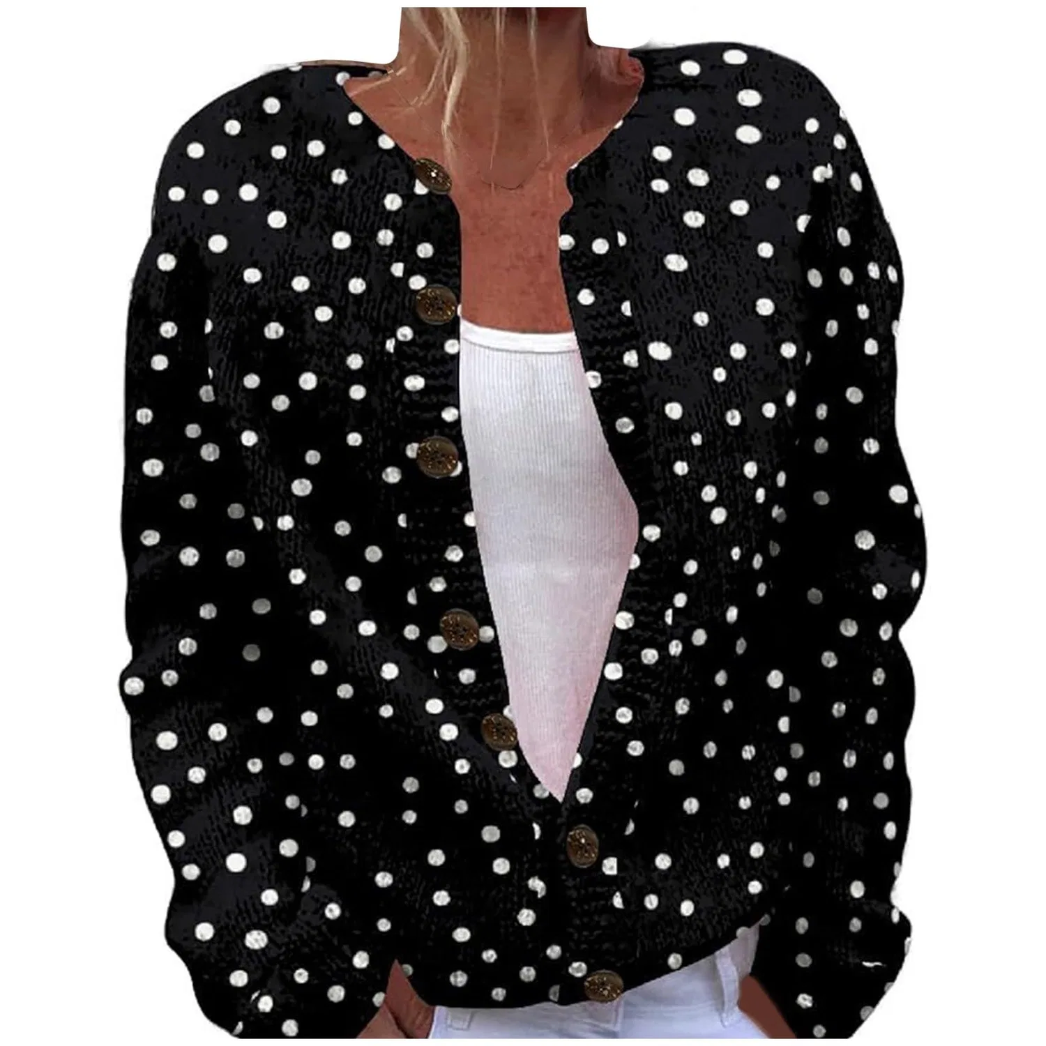 Женский кардиган с принтом Vintage Floral Print, Motivo 25
