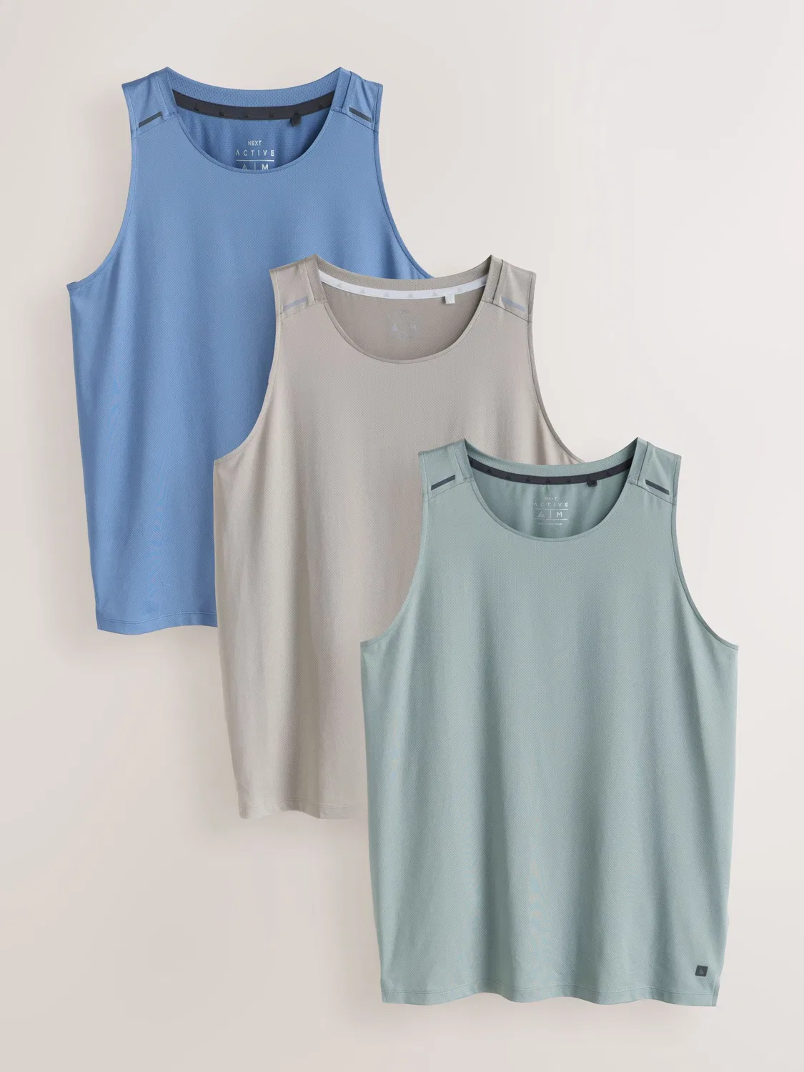 Майка Active Gym Training Top Next, Steel Blue, Sage Green, Grey
